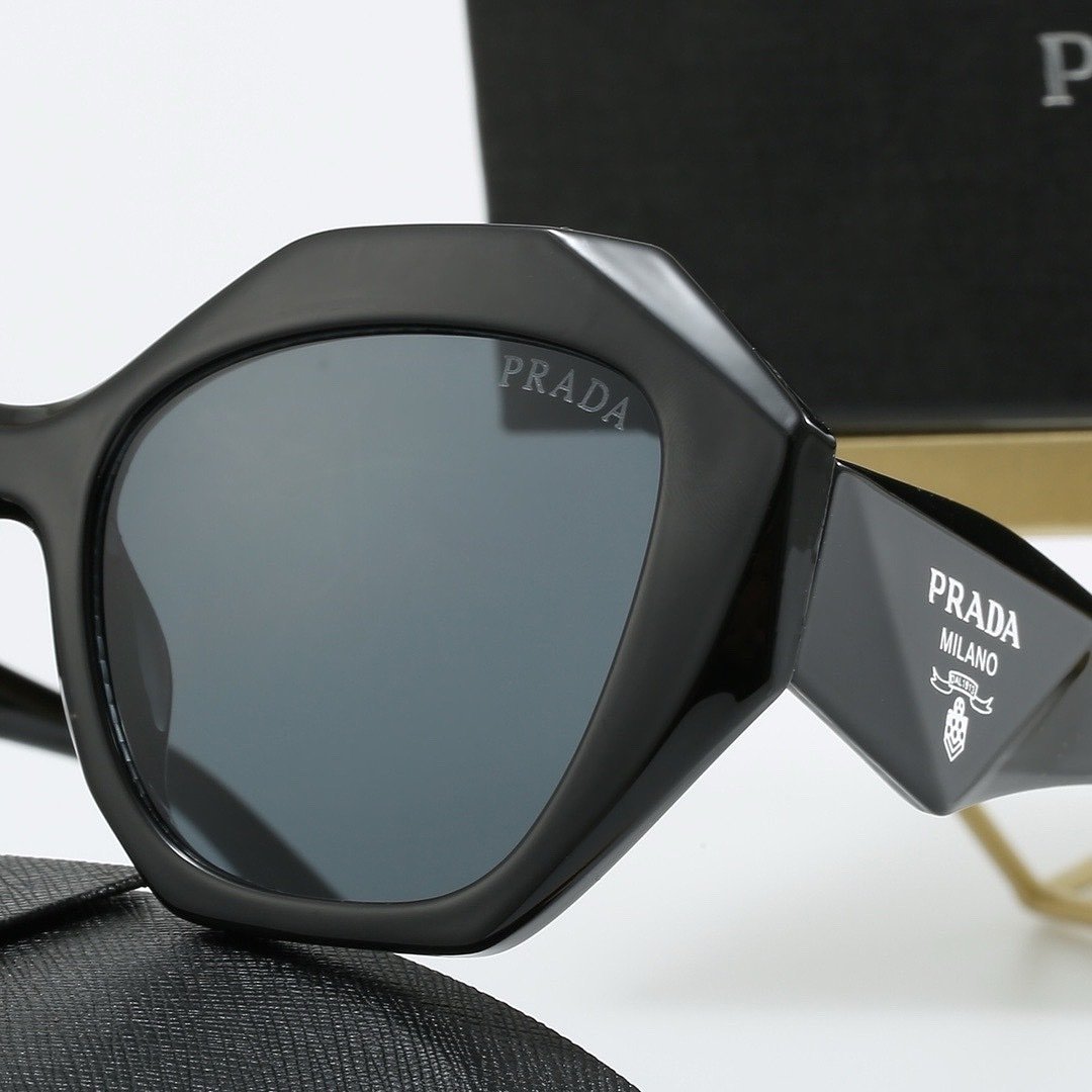 Óculos de Sol Prada - Hexágonos Oversized em 4 Cores - Imagem 8