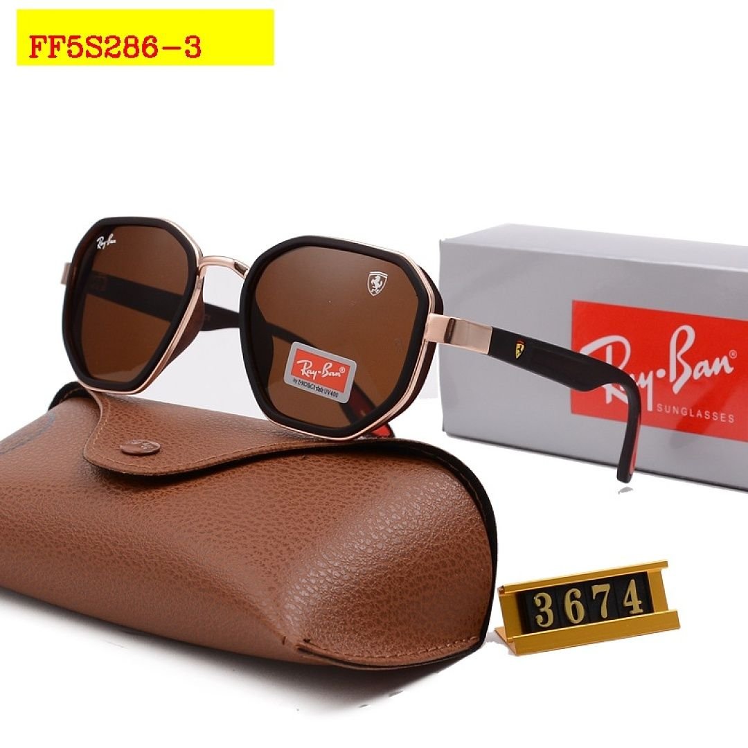 Ray-Ban - Occhiali da Sole Esagonali in 5 Colori - immagine 3