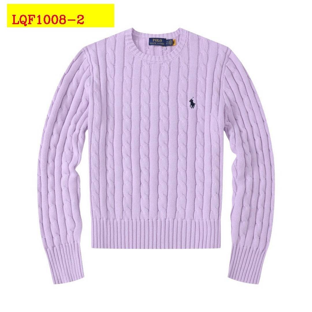Polo Ralph Lauren - Suéter de gola redonda em tricô trançado em 8 cores - Image 3