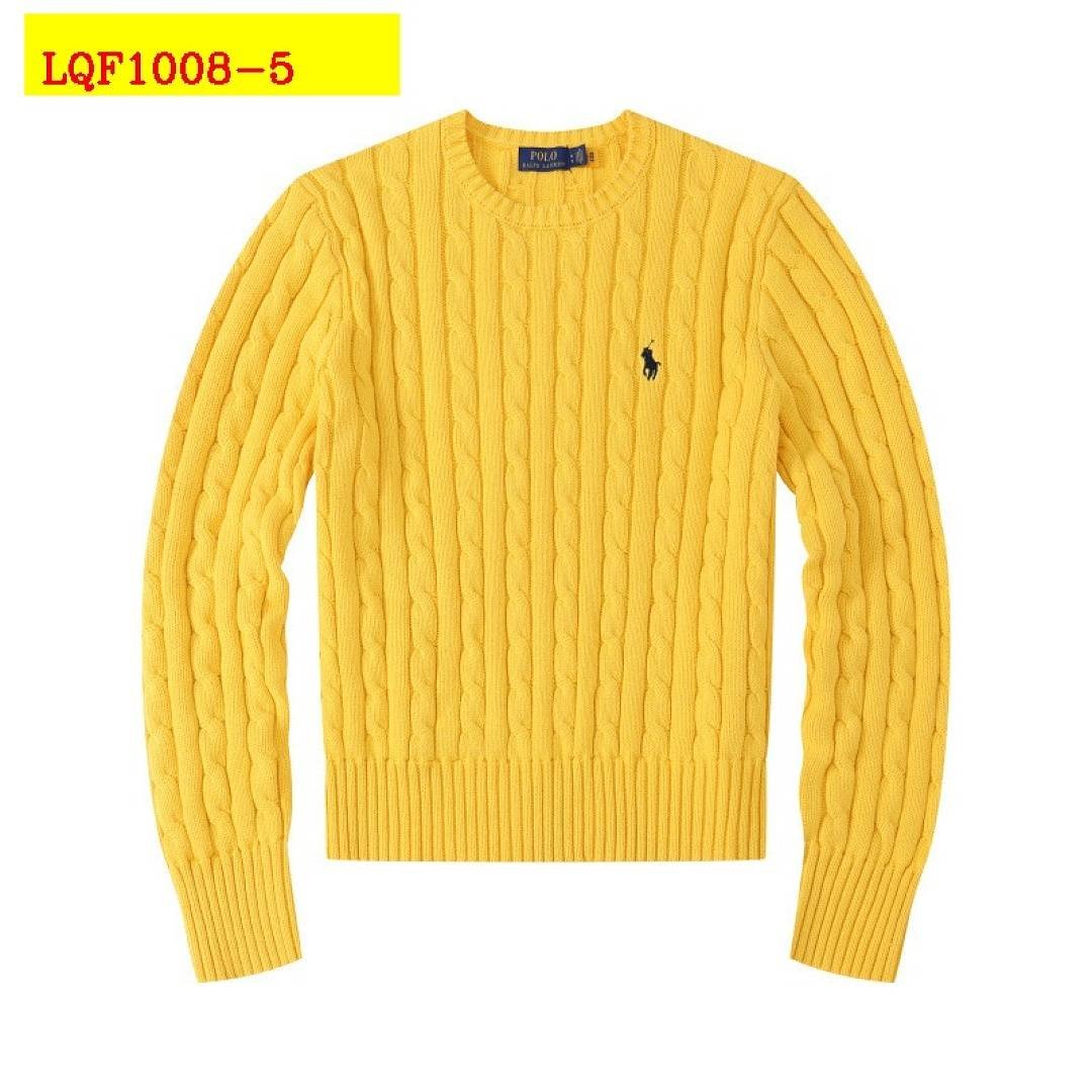 Polo Ralph Lauren - Suéter de gola redonda em tricô trançado em 8 cores - Image 6