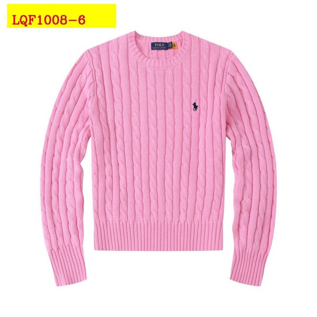 Polo Ralph Lauren - Suéter de gola redonda em tricô trançado em 8 cores - Image 7