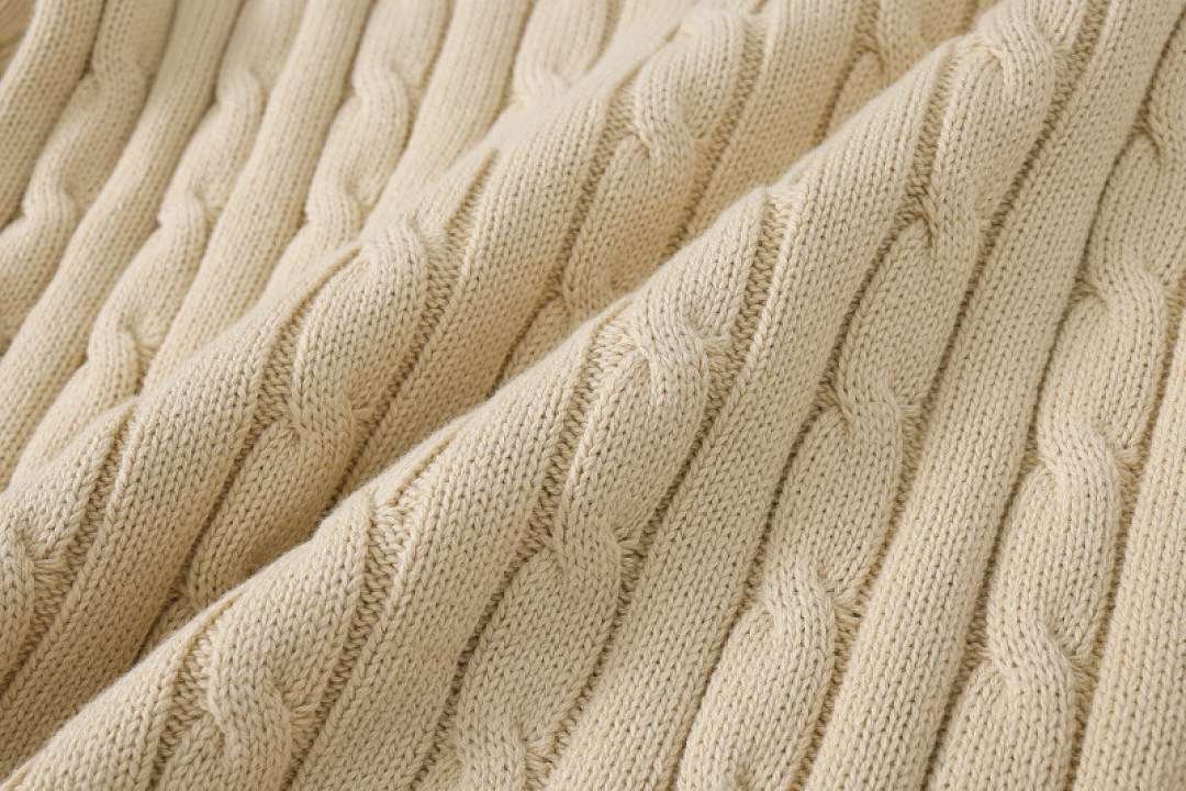 Polo Ralph Lauren - Suéter de gola redonda em tricô trançado em 8 cores - Image 16