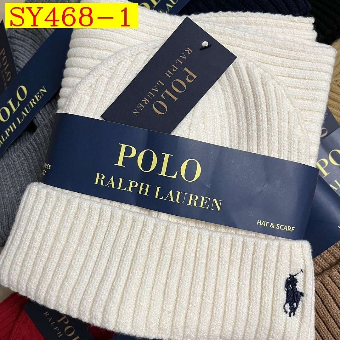 Ralph Lauren - Hat and Scarf Set in 6 Colors - Image 2