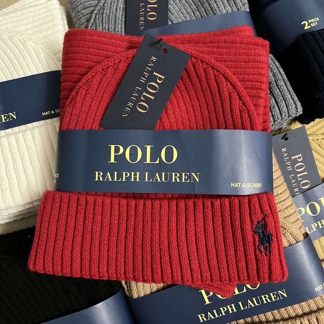 Ralph Lauren - Hat and Scarf Set in 6 Colors - Image 8