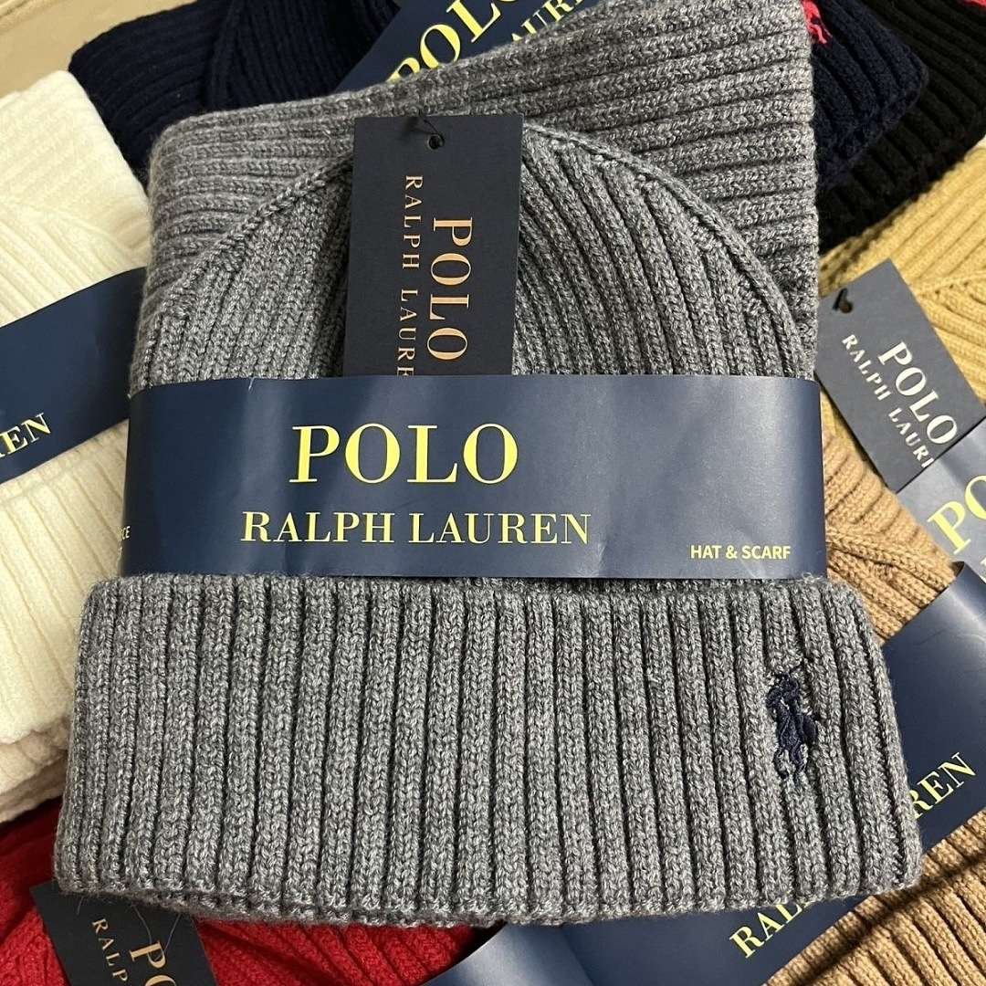 Ralph Lauren - Hat and Scarf Set in 6 Colors - Image 11
