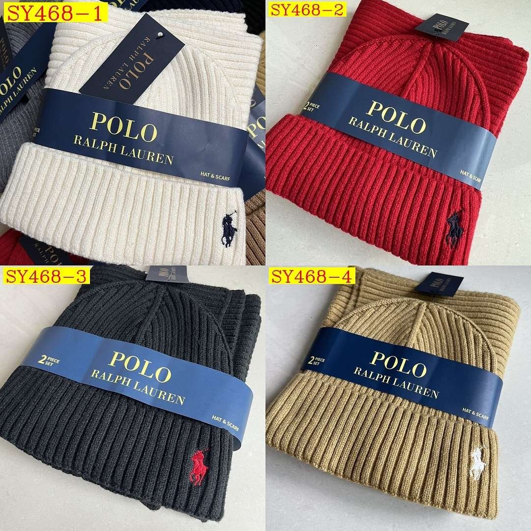 Ralph Lauren - Hat and Scarf Set in 6 Colors - Image 12