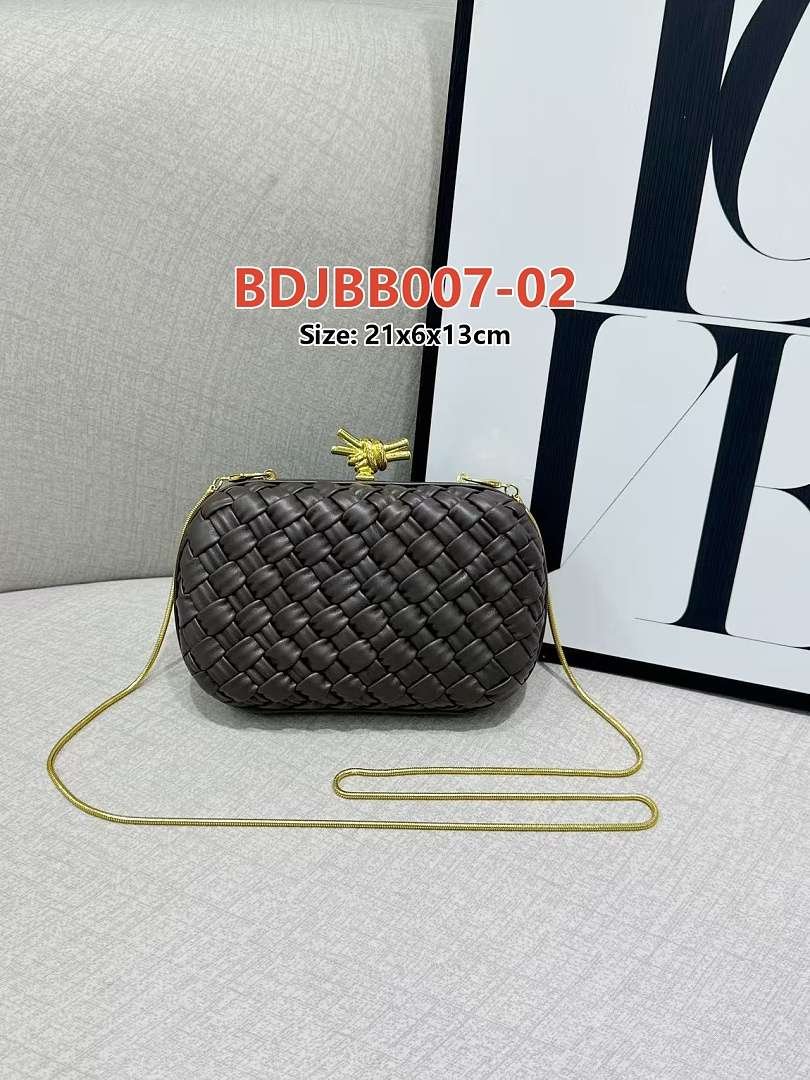 Bottega Veneta - Braided Leather Shoulder Clutch in 19 Colors - Image 2