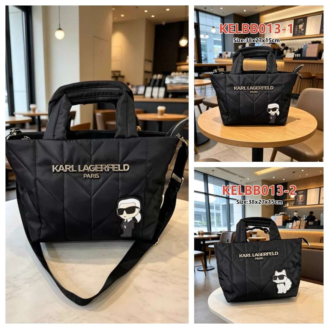Karl Lagerfeld - Voyage Tote Bag with charm Choupette in 2 Versions - Image 6