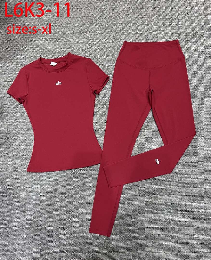 Alo Yoga - Leggings and Tee Set in 11 Colors - Image 11