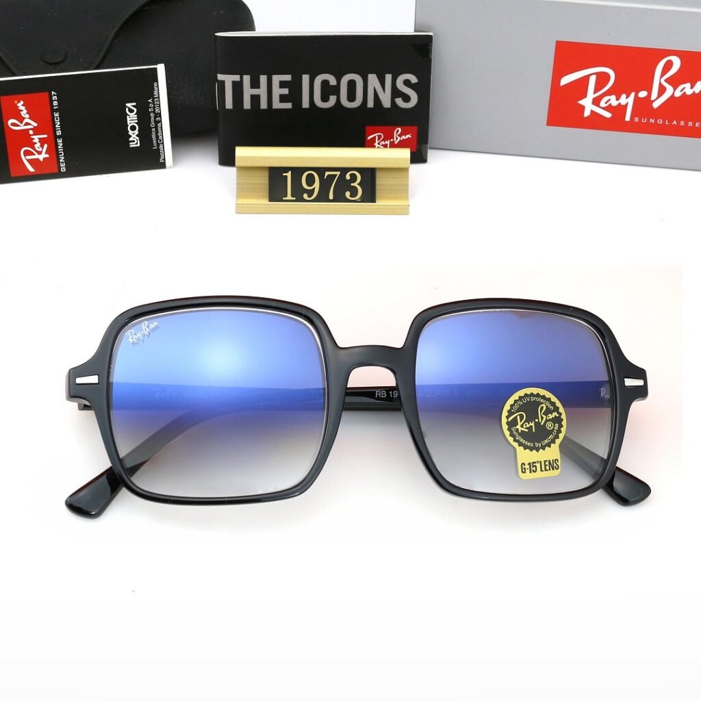 Ray-Ban - Square Sunglasses with Box in 5 Colors