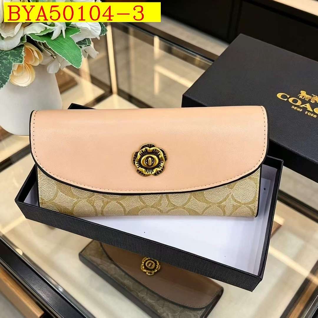 Coach - Signature Flap Wallet in 4 Colors 20x2x10cm - Image 3