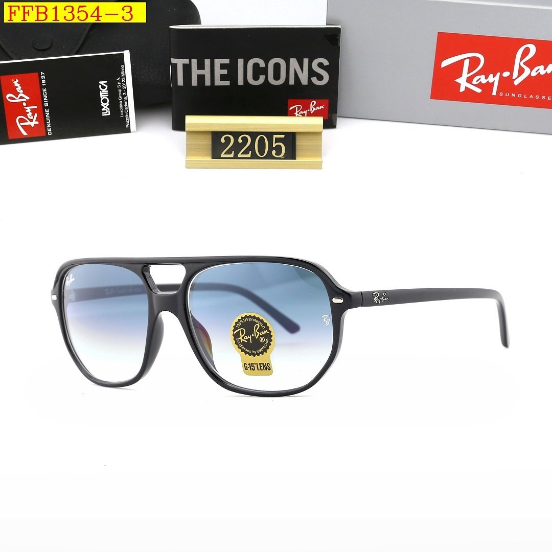 Ray-Ban - 2205 Okulary przeciwsłoneczne typu Aviator w 5 kolorach - obrazek 4