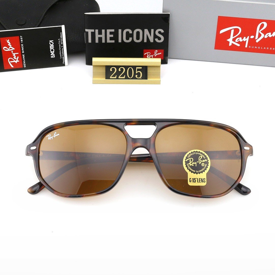 Ray-Ban - 2205 Okulary przeciwsłoneczne typu Aviator w 5 kolorach - obrazek 7