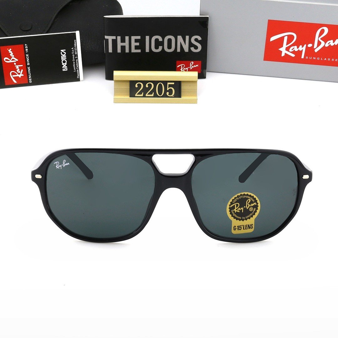 Ray-Ban - 2205 Okulary przeciwsłoneczne typu Aviator w 5 kolorach - obrazek 9