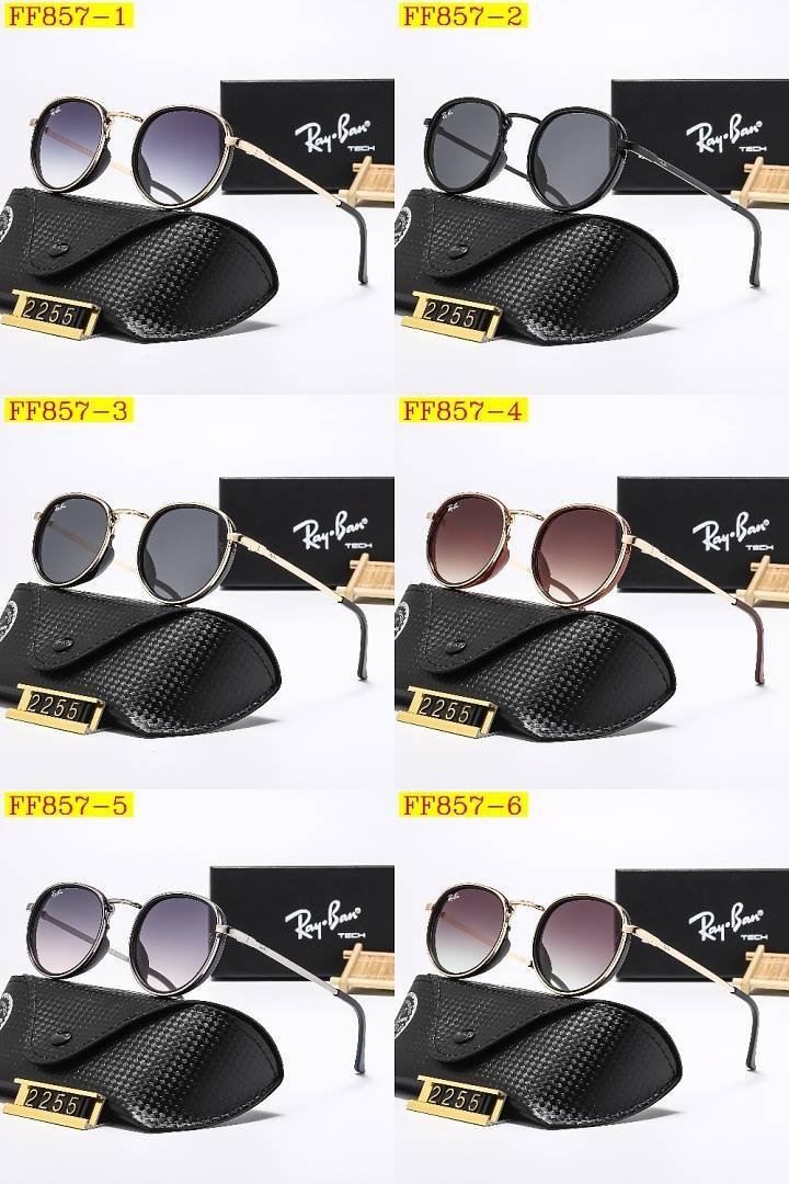 Ray-Ban - Round Frame Sunglassess With Box in 6 Colors - Image 8