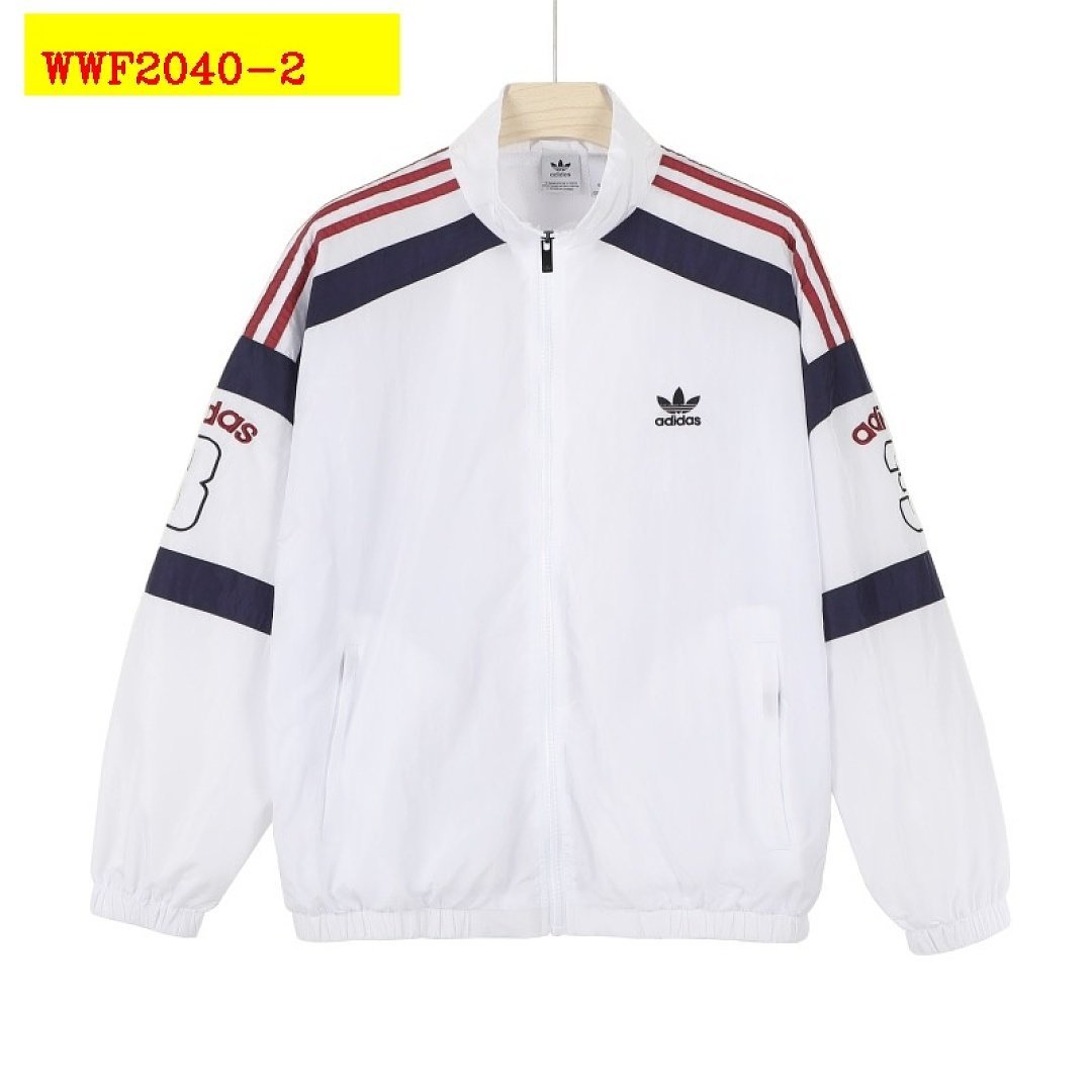 Adidas - Originals Trainingsjacke mit gesticktem Logo in 3 Farben – Bild 2