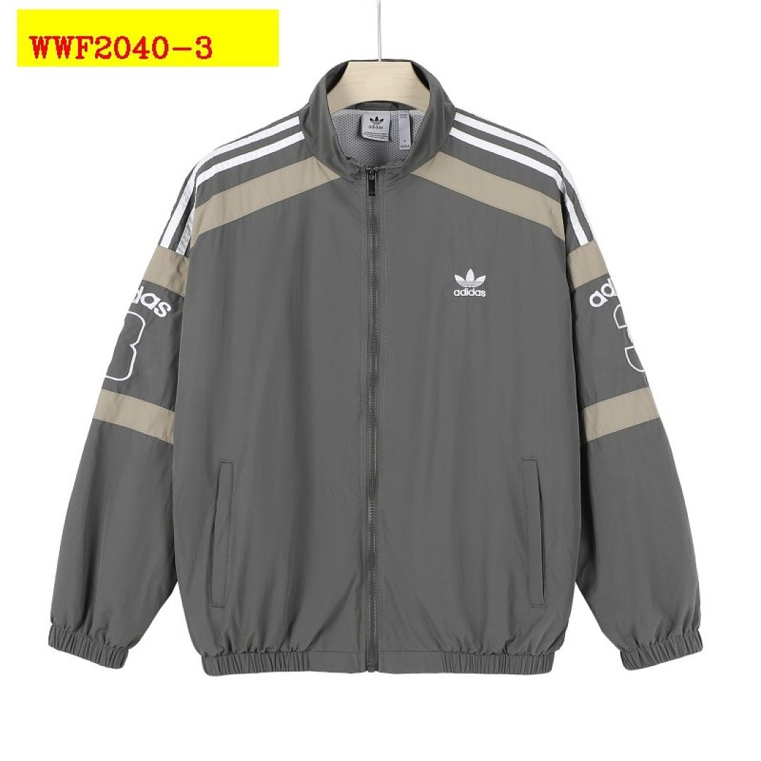 Adidas - Originals Trainingsjacke mit gesticktem Logo in 3 Farben – Bild 3