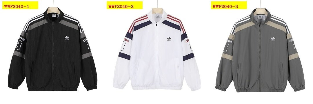 Adidas - Originals Trainingsjacke mit gesticktem Logo in 3 Farben – Bild 9