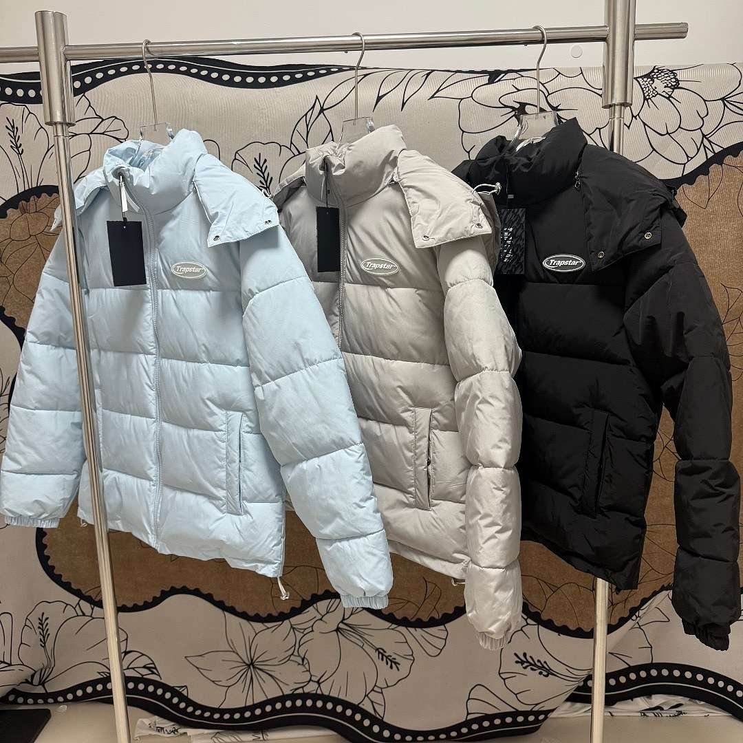 Trapstar - Veste matelassée coupe-vent à capuche amovible, disponible en 3 couleurs