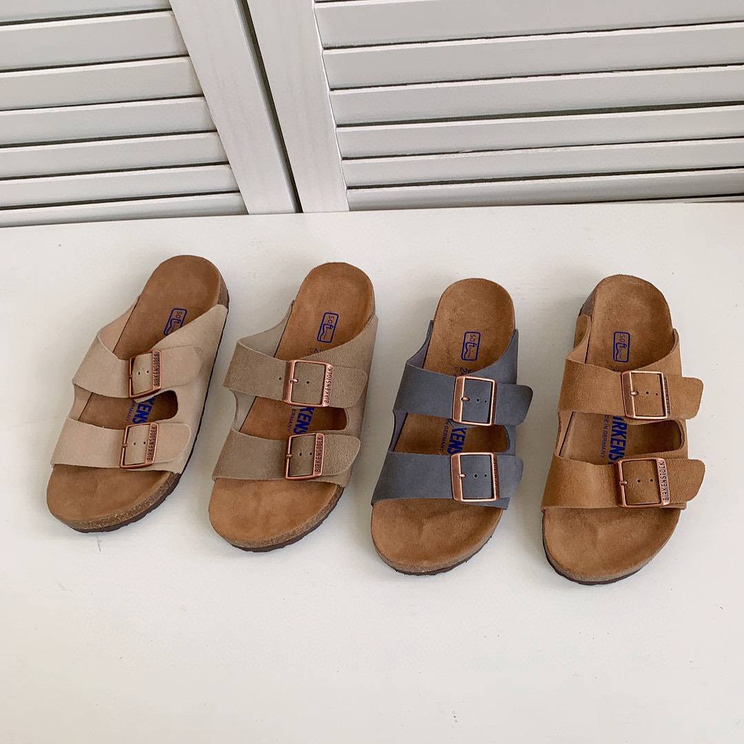 Birkenstock - Suede Arizona Sandals in 4 Colors - Image 8