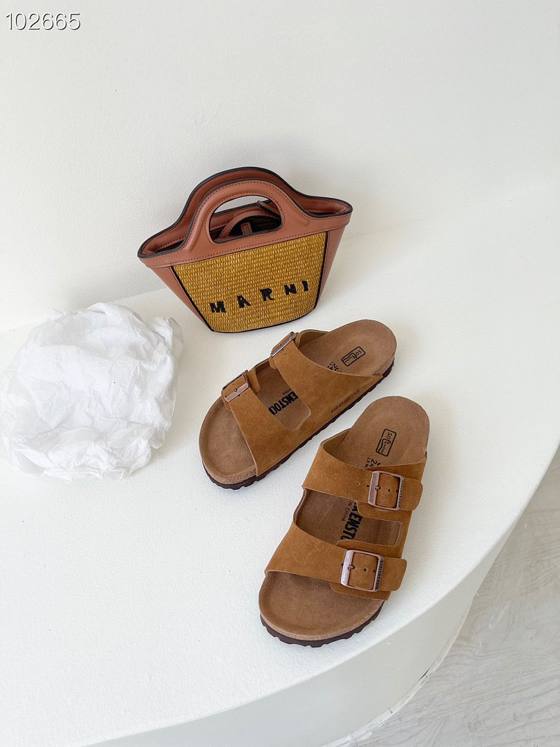 Birkenstock - Suede Arizona Sandals in 4 Colors - Image 13