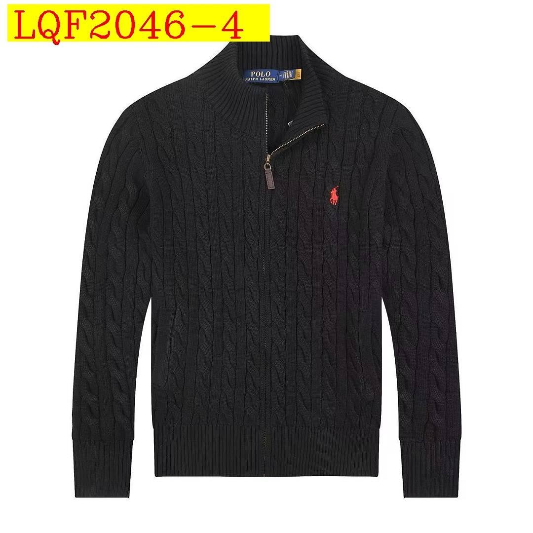 Ralph Lauren - Cardigan Cable Knit Fermeture Complète Col Montant en 7 Coloris – Image 4