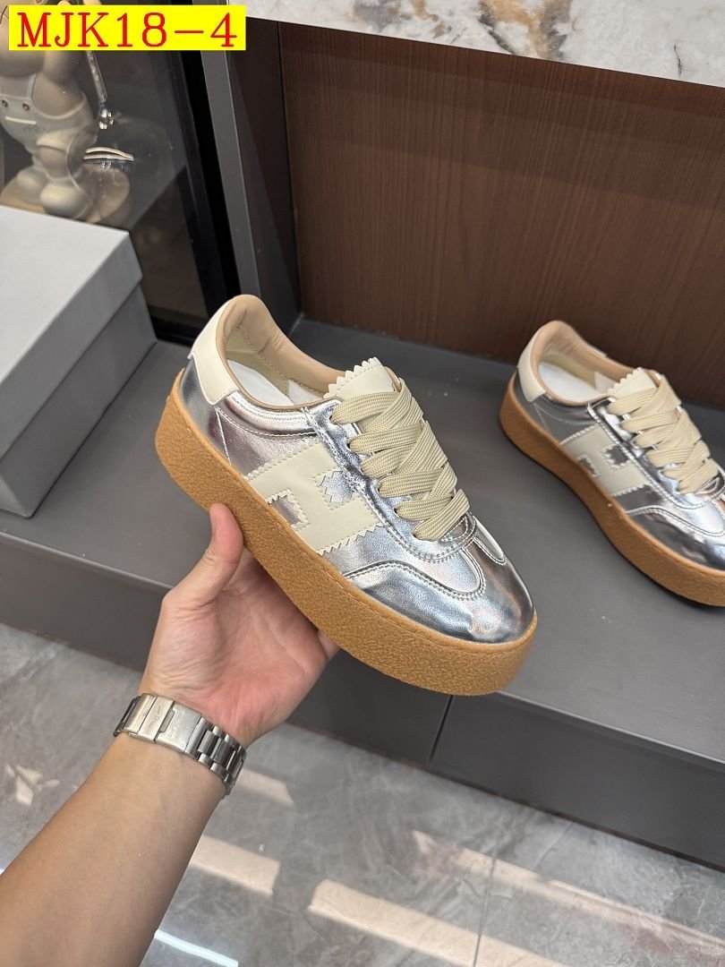 Hogan - Tênis feminino com listras em H, modelo 2026, disponível em 4 cores. - Imagem 4
