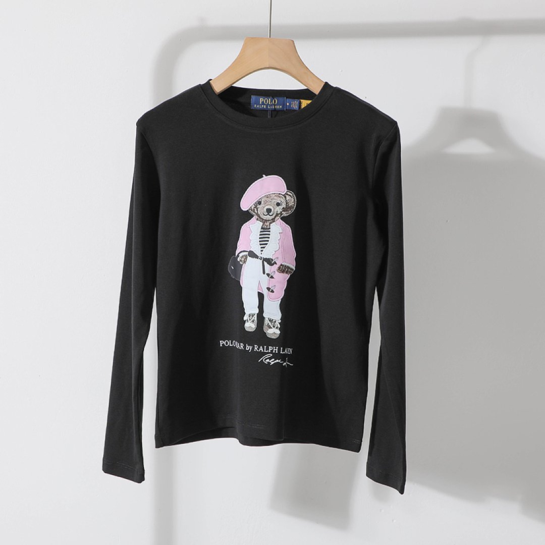 Ralph Lauren - Polo Bear Graphic Crewneck Long-sleeve T-shirt in 9 versions - Image 8