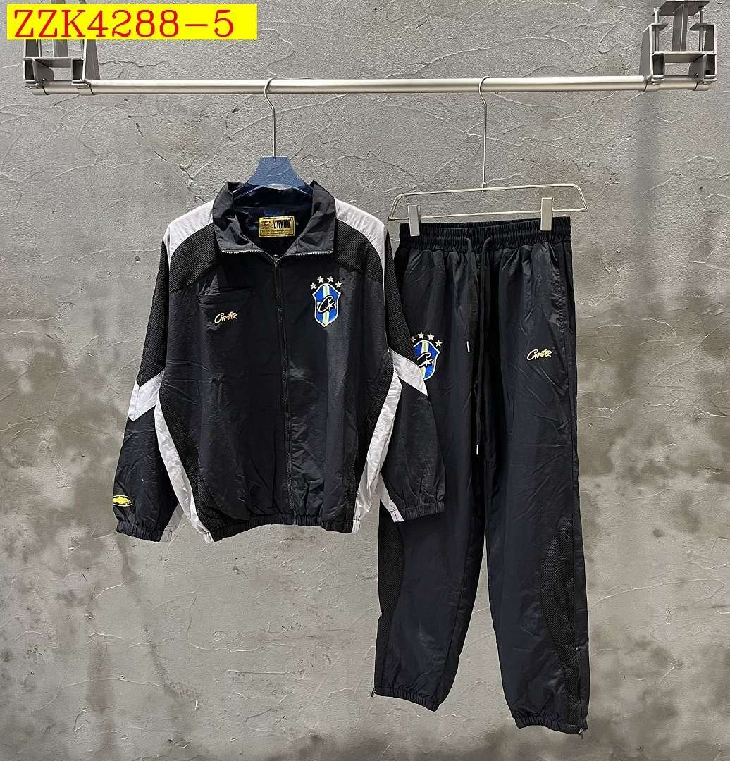 Corteiz - Italy Colorblock Windbreaker Tracksuit Set in 5 Colors - Image 5