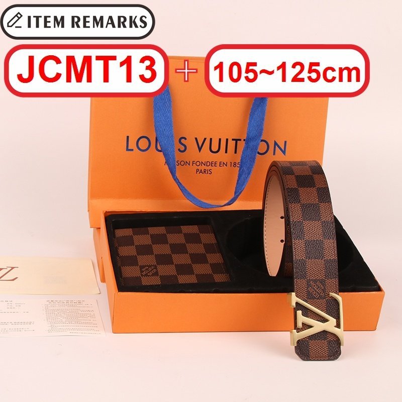 Louis Vuitton - Zestaw prezentowy Pasek i Portfel w 18 wariantach - obrazek 13