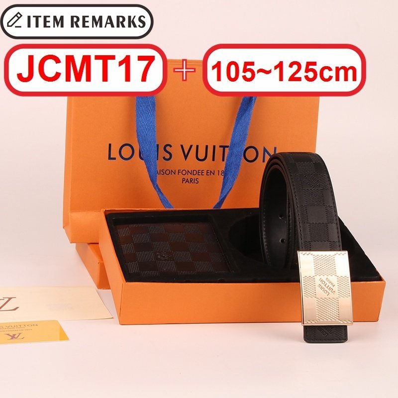 Louis Vuitton - Zestaw prezentowy Pasek i Portfel w 18 wariantach - obrazek 17