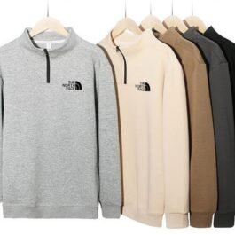 The North Face - Sweatshirt à quart de zip en 5 couleurs