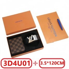 Louis Vuitton - Damier Gürtel- und Portemonnaie-Geschenkbox in 8 Versionen
