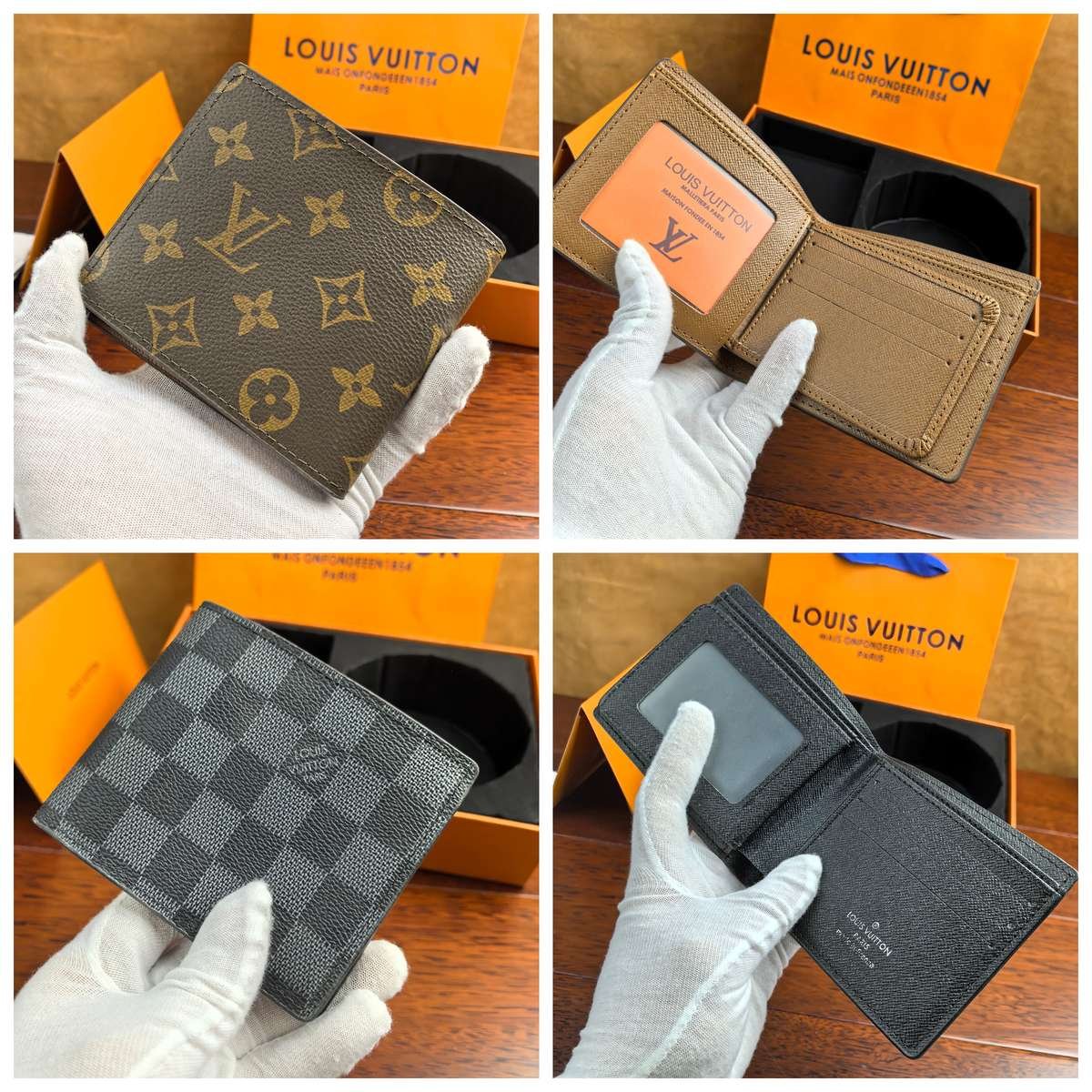 Louis Vuitton - Set regalo cintura e portafoglio Damier in 8 versioni - immagine 9