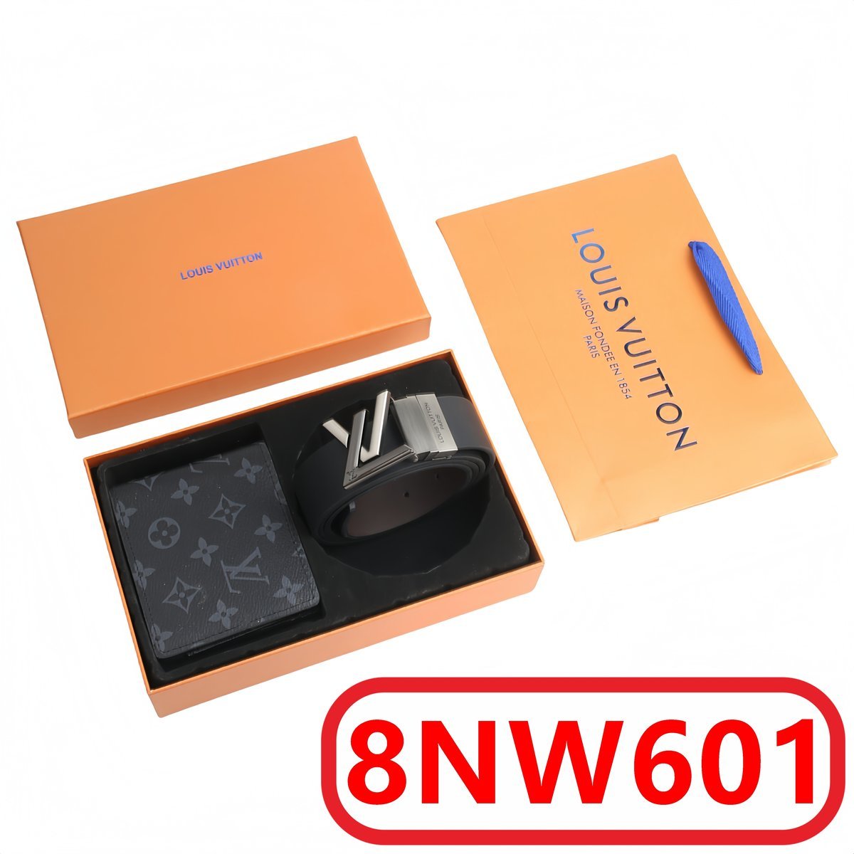 Louis Vuitton - Gürtel- und Portemonnaie-Set Geschenkbox in 8 Versionen
