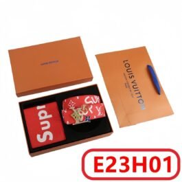 Louis Vuitton - × Supreme Belt and Wallet Set in 2 Versions