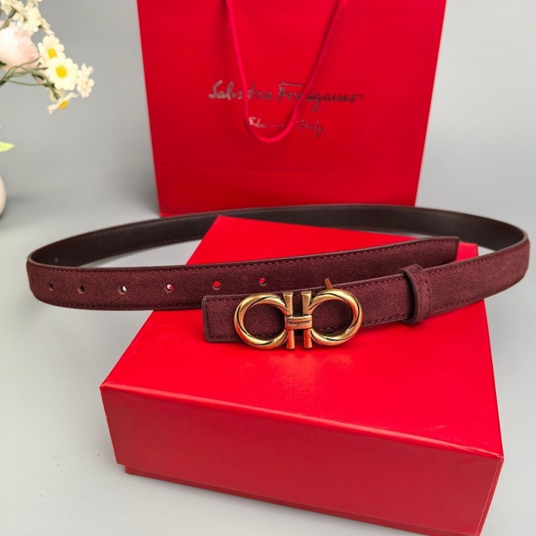 Salvatore Ferragamo - Cintura Double Gancio in 5 colori