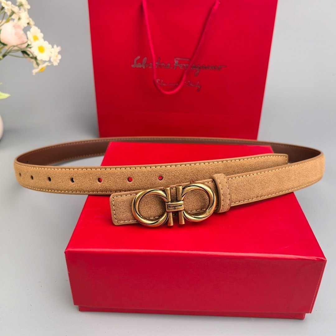 Salvatore Ferragamo - Cintura Double Gancio in 5 colori - immagine 2