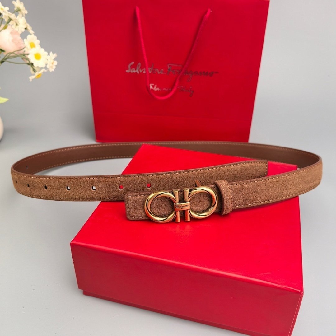 Salvatore Ferragamo - Cintura Double Gancio in 5 colori - immagine 3