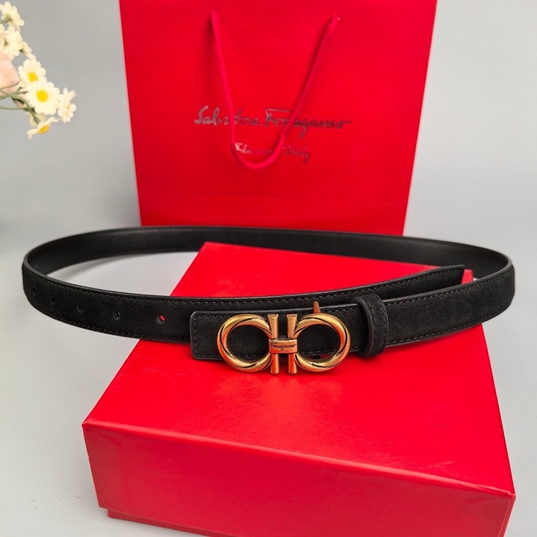 Salvatore Ferragamo - Cintura Double Gancio in 5 colori - immagine 5
