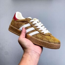 Gucci x Adidas - Originals Gazelle Exquisite Gucci Sneakers plus 15 Colors