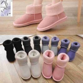 UGG - Bottines Classic Sort avec col en maille côtelée en 9 couleurs