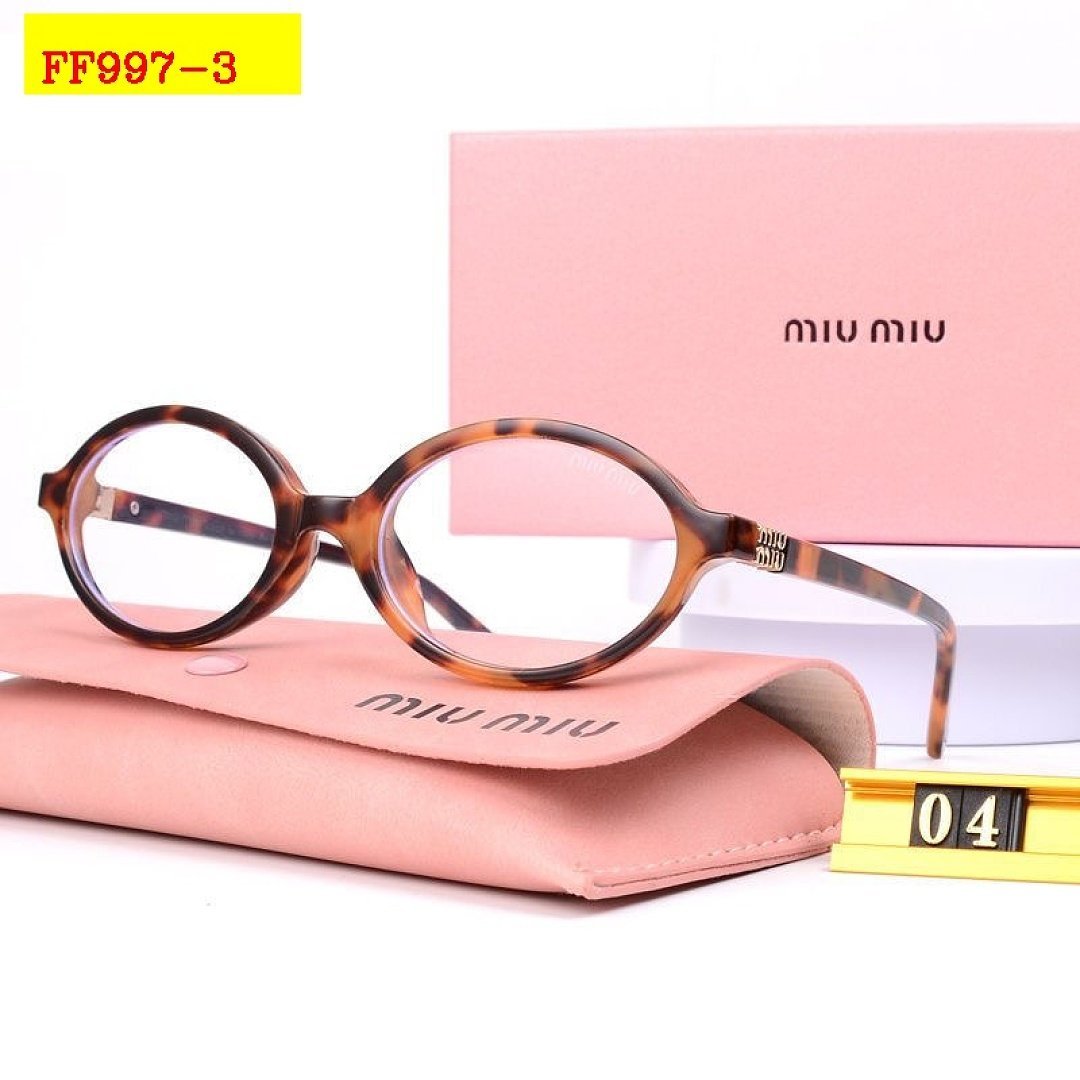 Miu Miu - Oval Sonnenbrille in 3 Farben – Bild 3