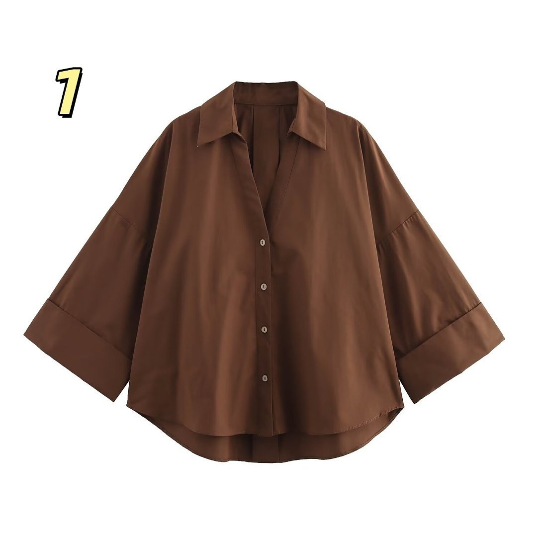 Zara - Camisa oversized en 7 colores - Imagen 2