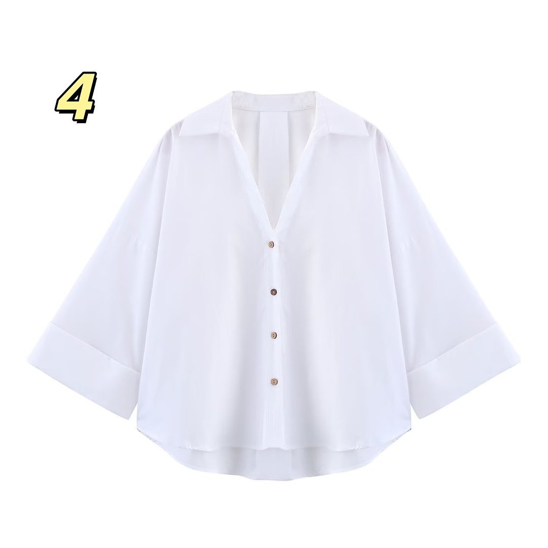 Zara - Camisa oversized en 7 colores - Imagen 5