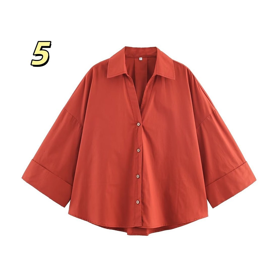 Zara - Camisa oversized en 7 colores - Imagen 6