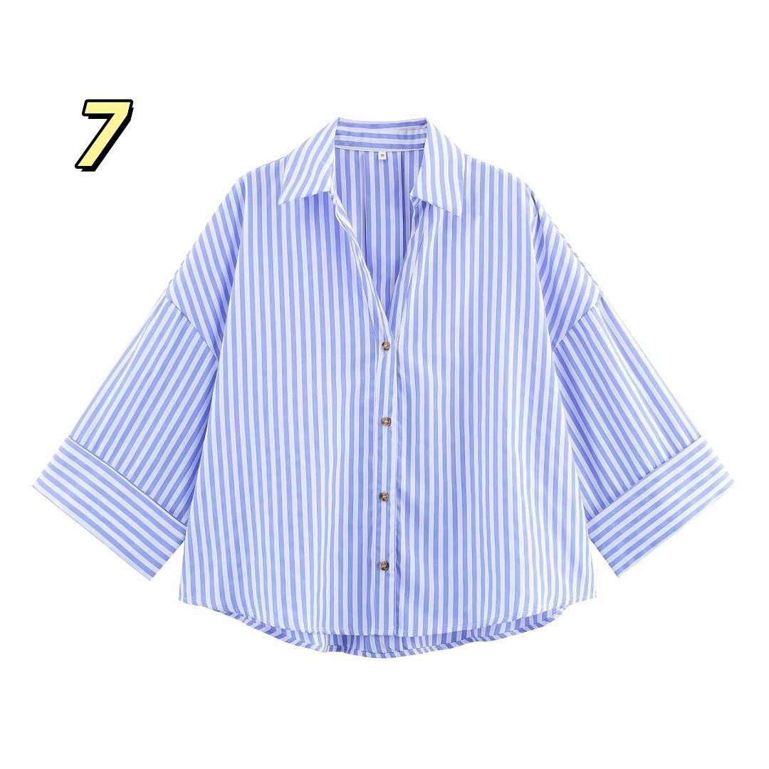 Zara - Camisa oversized en 7 colores - Imagen 8