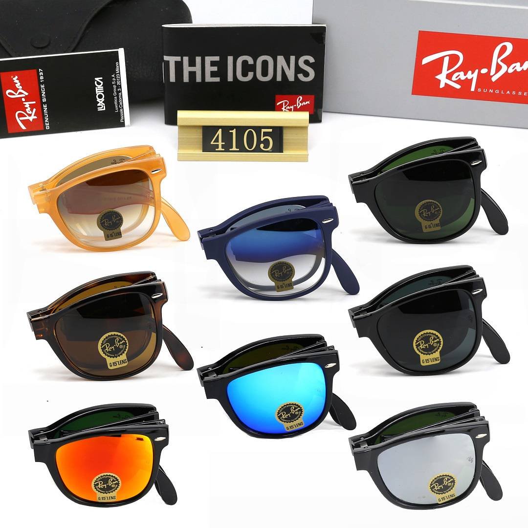 Ray-Ban - Óculos de Sol Wayfarer Dobráveis em 8 Cores