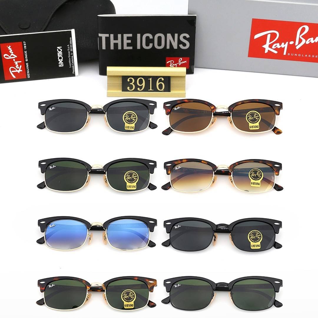 Ray-Ban - Gafas de sol Clubmaster 3916 en 8 colores