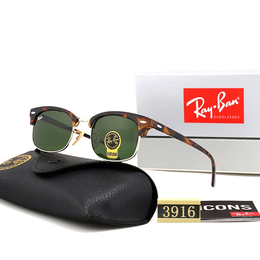 Ray-Ban - Gafas de sol Clubmaster 3916 en 8 colores - Imagen 3